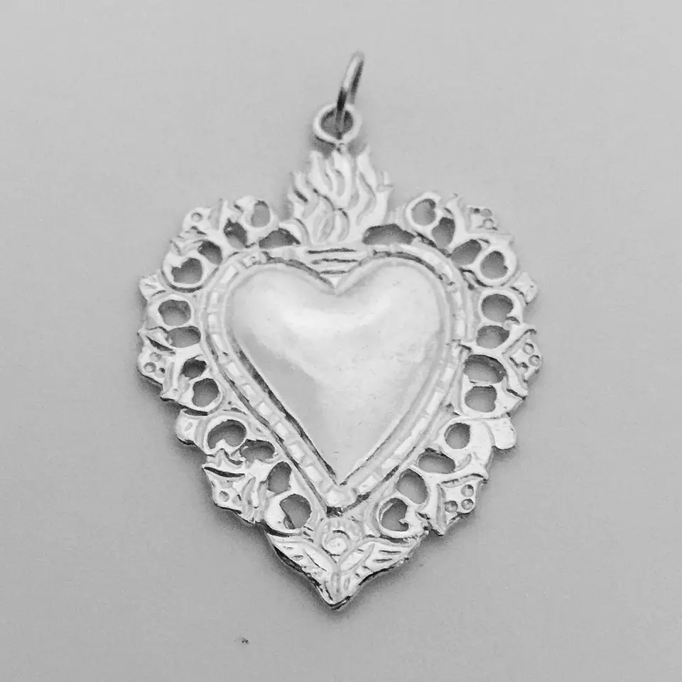 colgantes corazón detente | PLATA 11