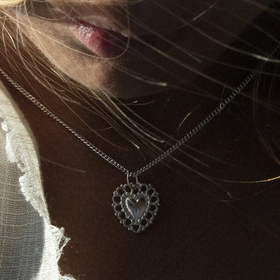 colgantes corazón detente | PLATA 8