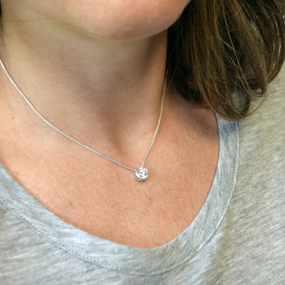 collar punto de luz classic | PLATA 1