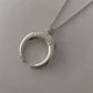 colgante luna invertida | PLATA - Miniatura 2