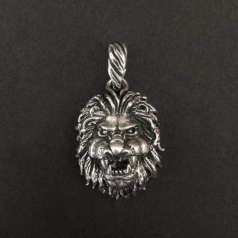 colgante león | PLATA