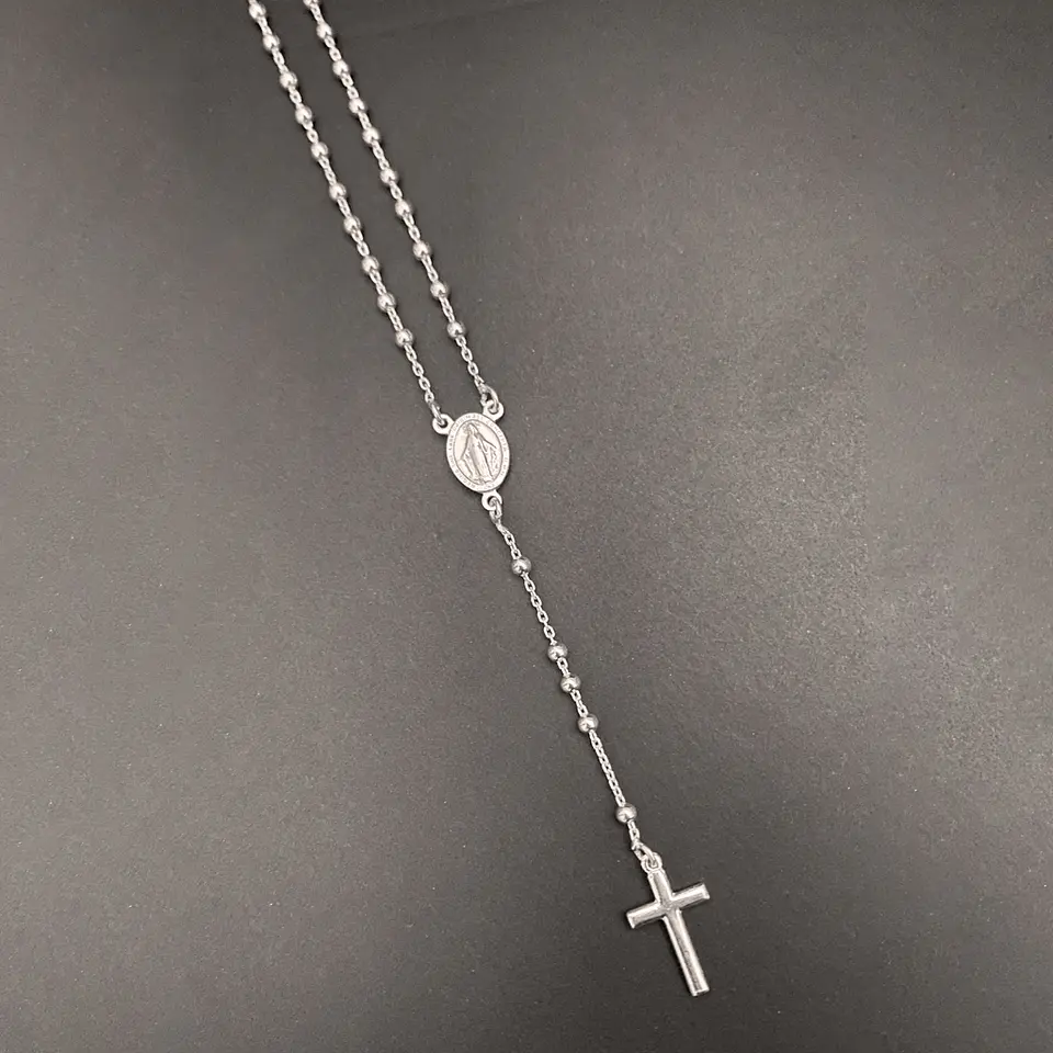 collar rosario classic | PLATA 3