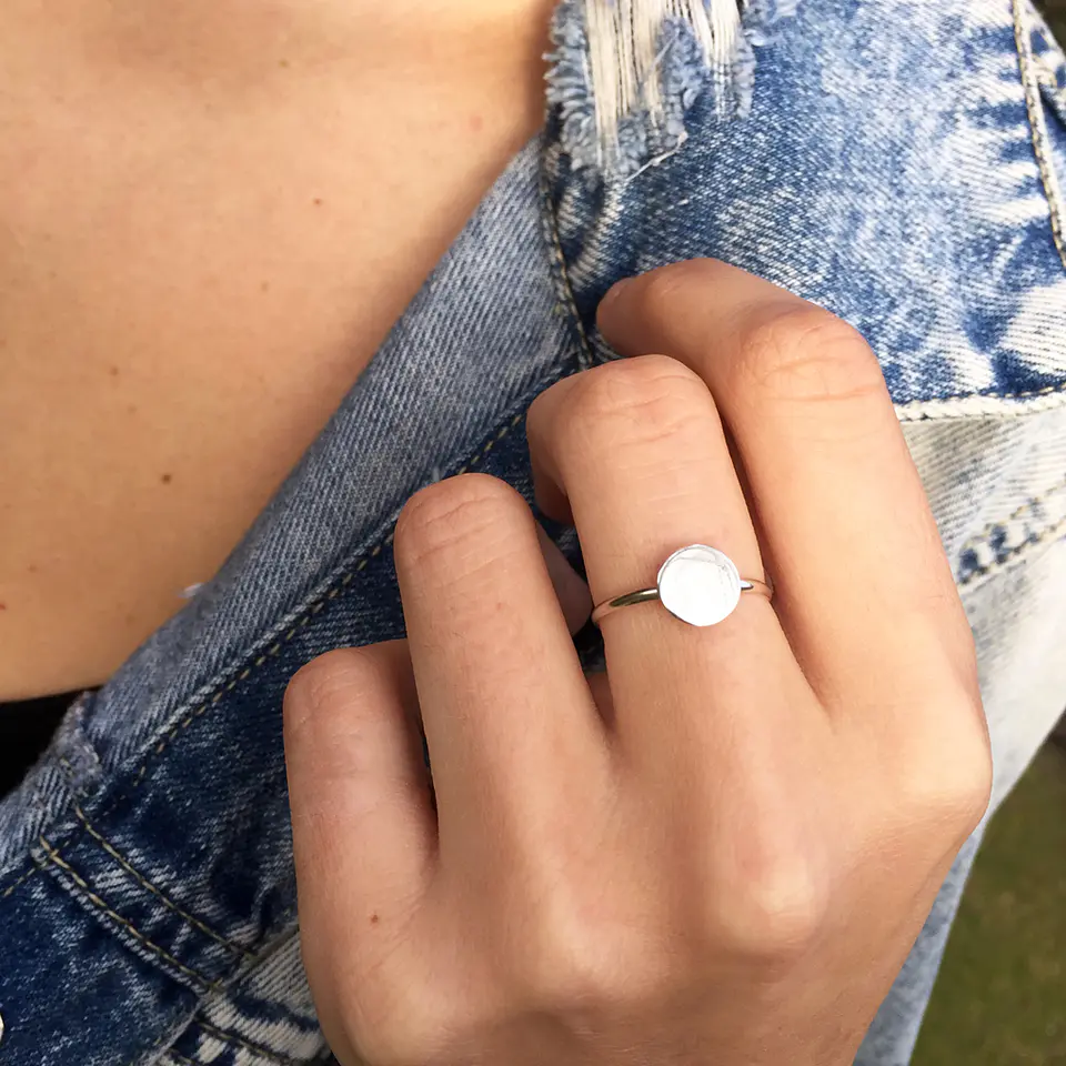 Anillo Plato | PLATA 1