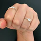 anillo circón | PLATA - Miniatura 2