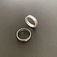 anillo argolla puntitos | PLATA - Miniatura 2