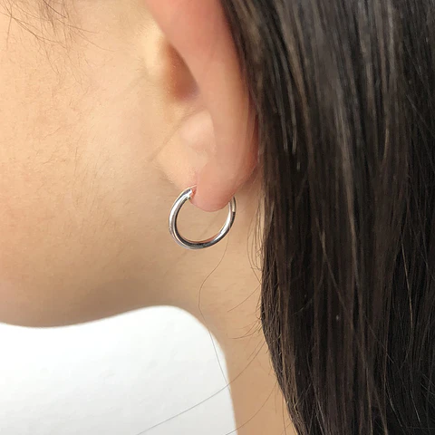 AROS ARGOLLA LISA CLÁSICA | plata