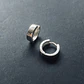 aros argolla lisa gruesa | PLATA - Miniatura 4