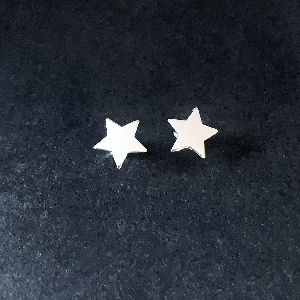 aros estrella | plata 2