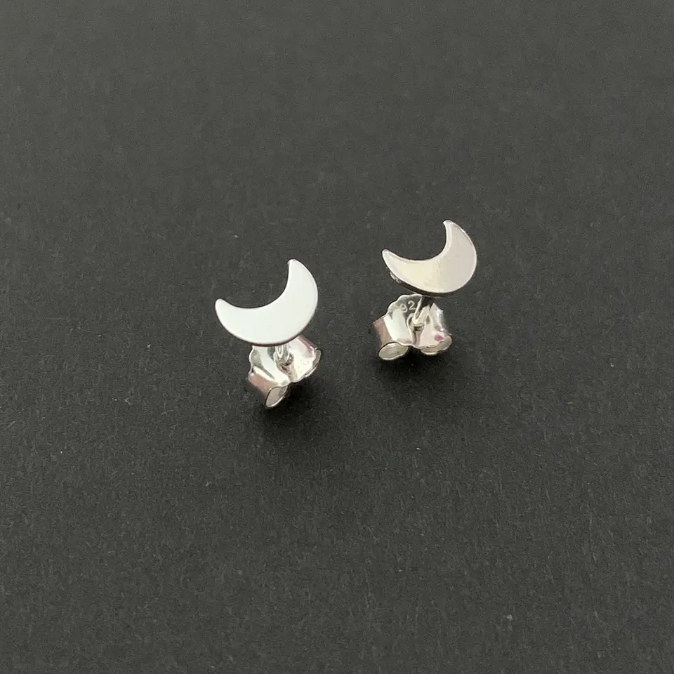 aros luna | plata 1