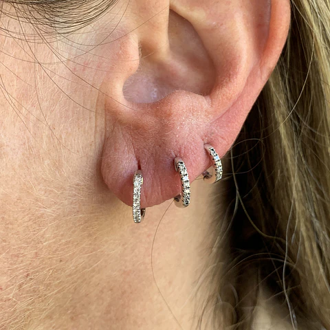 AROS ARGOLLA BRILLOS | PLATA/plata enchape oro