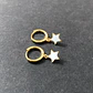 AROS ARGOLLA ESTRELLA | PLATA BAÑO ORO - Miniatura 3