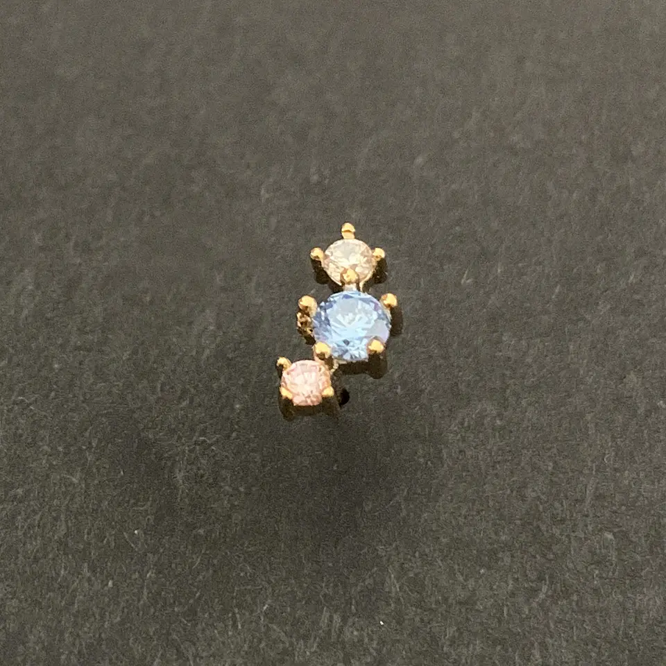 AROS PETIT | PLATA BAÑO ORO 7