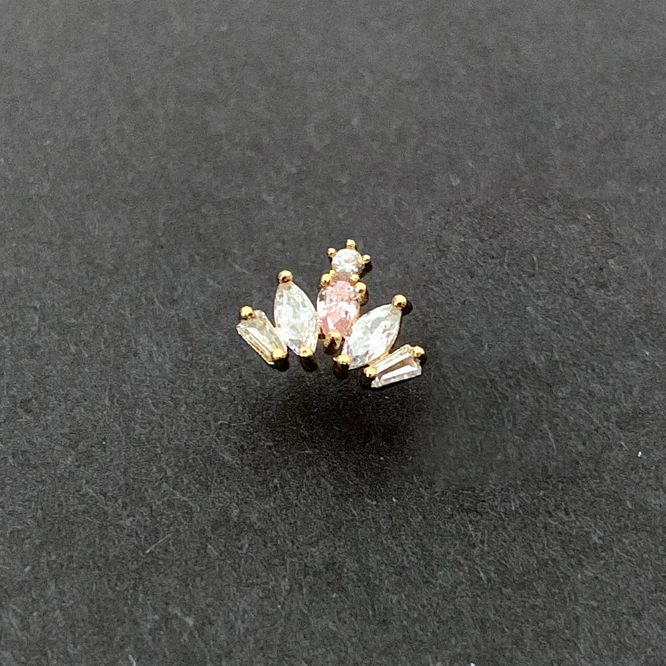 AROS PETIT | PLATA BAÑO ORO 9