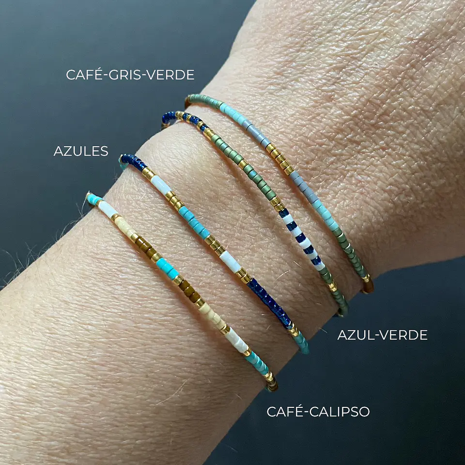 PULSERAS MIYUKI SIMPLE COLORES 6