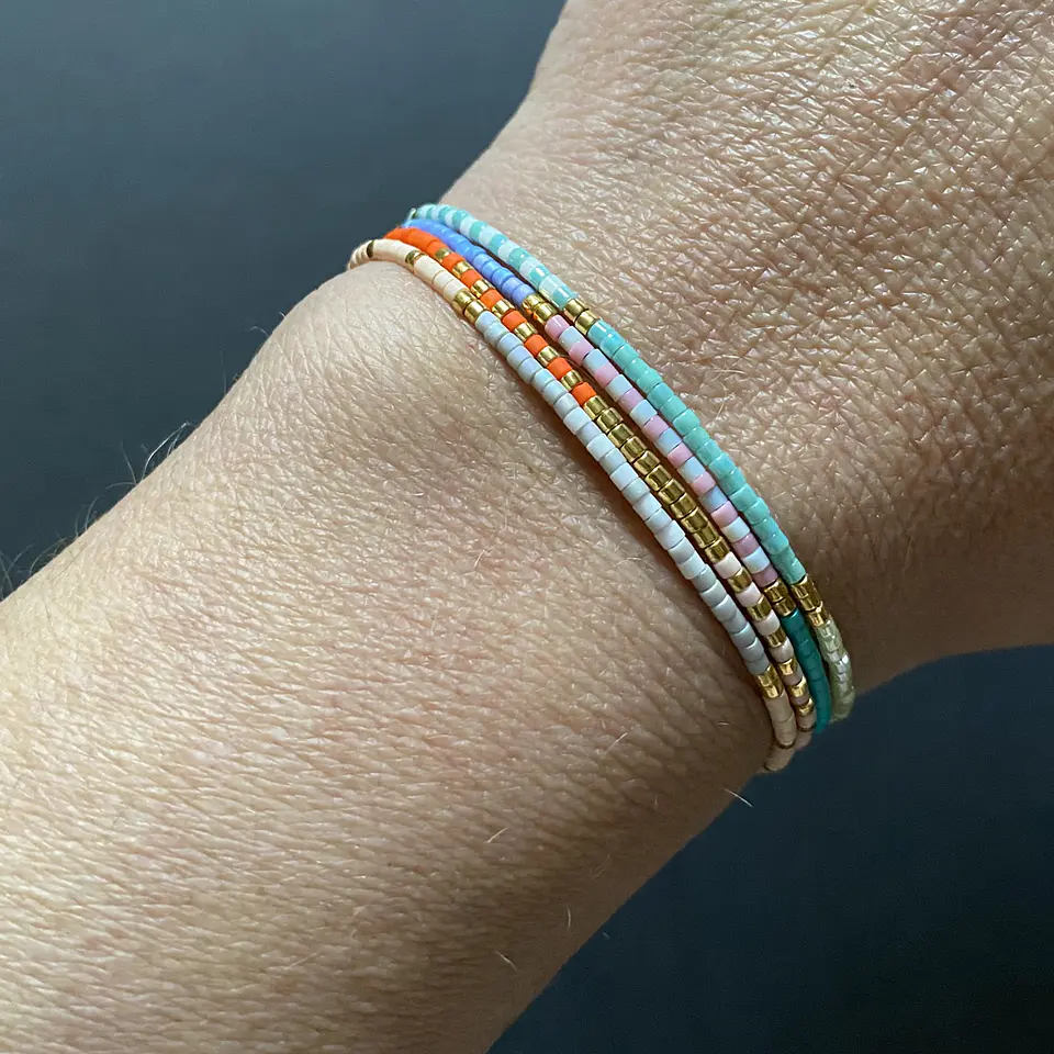 PULSERAS MIYUKI SIMPLE COLORES 2