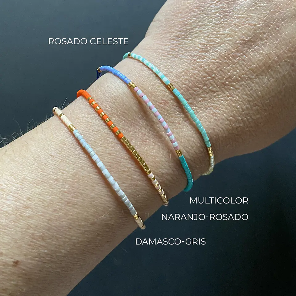 PULSERAS MIYUKI SIMPLE COLORES 7