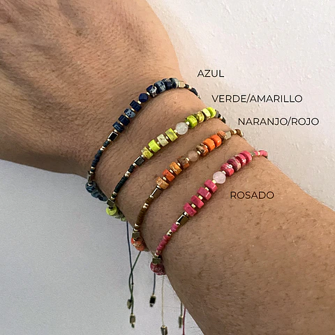 PULSERAS MIYUKI STONE