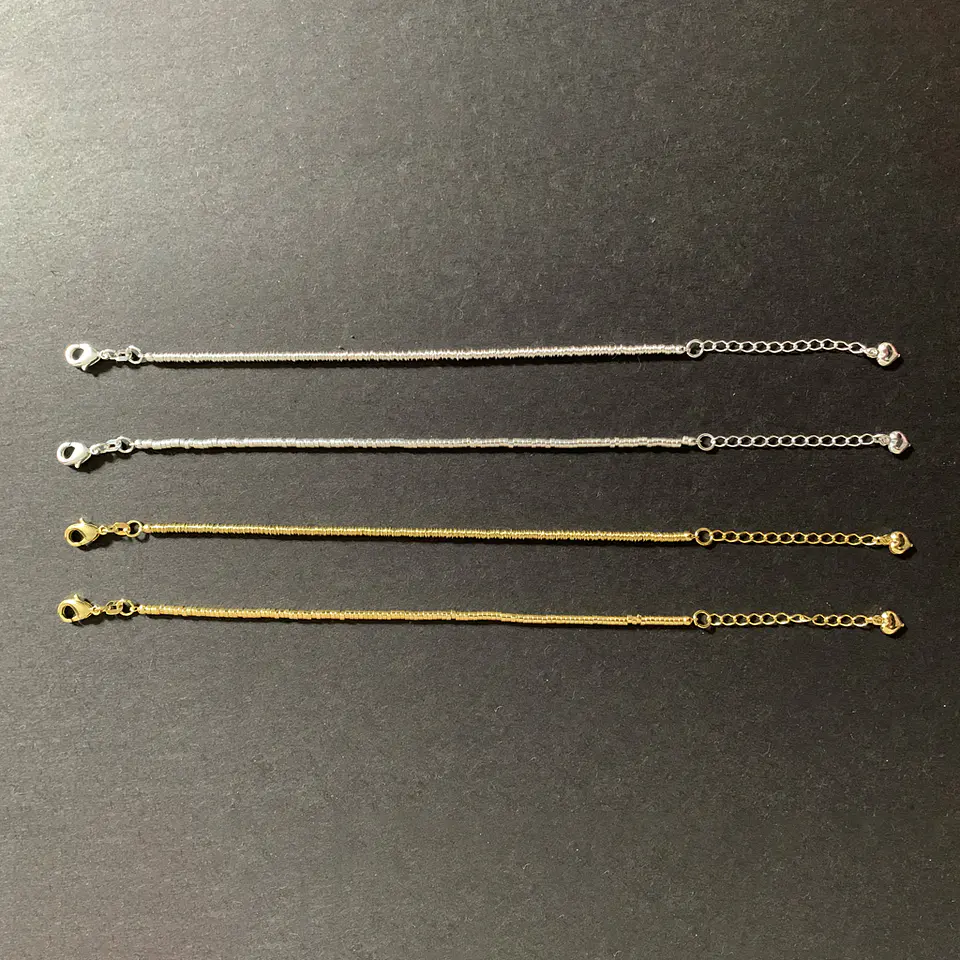 PULSERAS MOSTACILLAS | ENCHAPE ORO Y ENCHAPE PLATA 3
