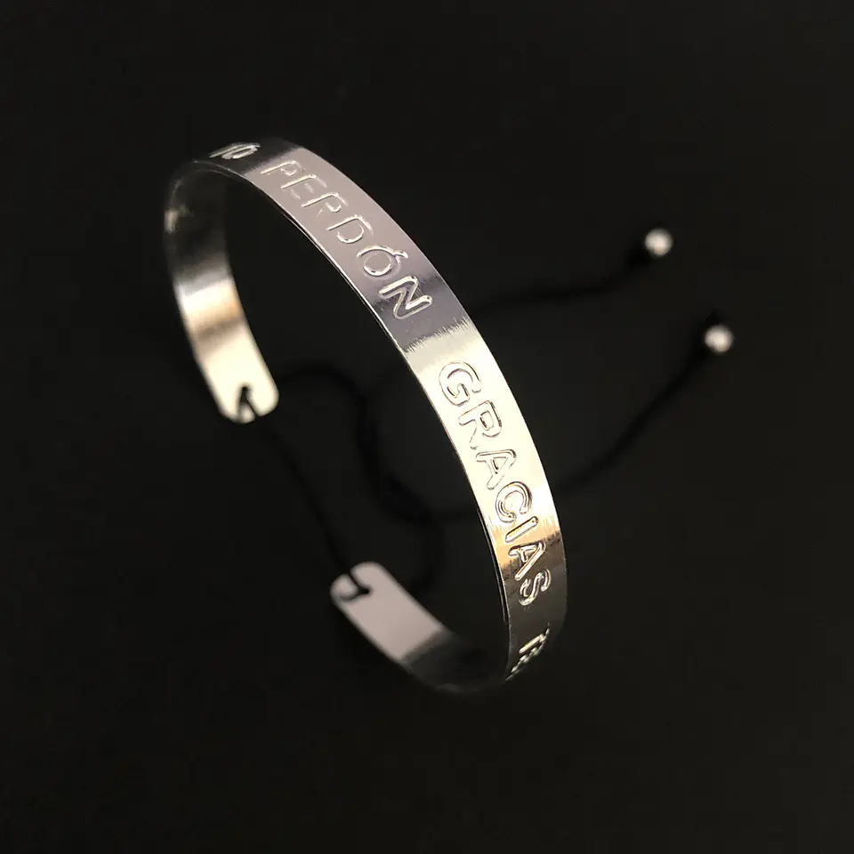ESCLAVA HOPONOPONO | ENCHAPE PLATA 1