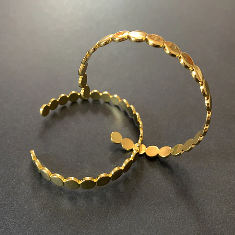ESCLAVA CÍRCULOS | ENCHAPE ORO