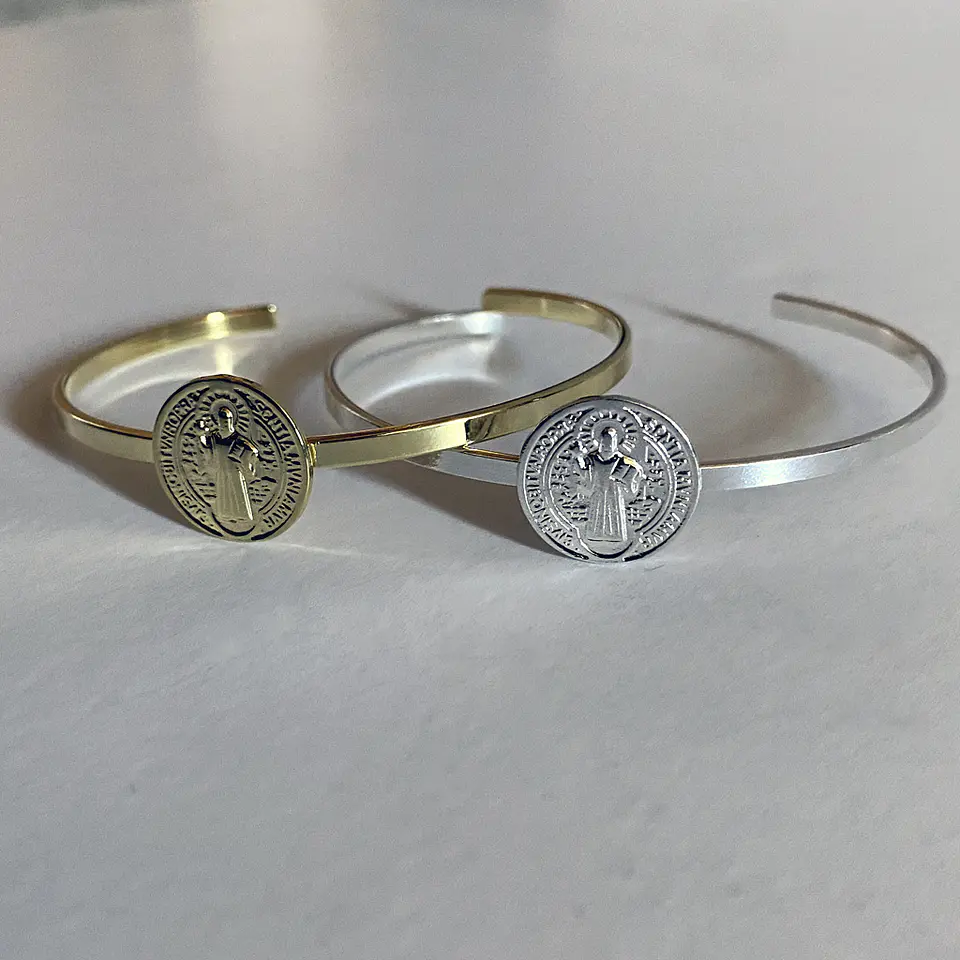 ESCLAVAS SAN BENITO | ENCHAPE ORO Y ENCHAPE PLATA 2