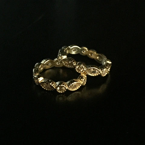 ANILLO GEO | ENCHAPE ORO