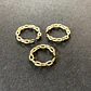 ANILLO CADENA | ENCHAPE ORO - Miniatura 1