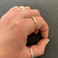 ANILLO TORCIDO | ENCHAPE ORO Y ENCHAPE PLATA - Miniatura 1