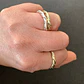 ANILLO TORCIDO | ENCHAPE ORO Y ENCHAPE PLATA - Miniatura 3