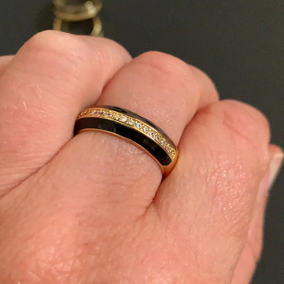 ANILLO ALICIA | ENCHAPE ORO 1