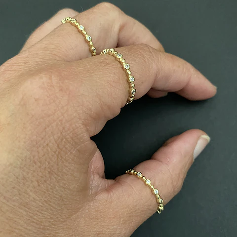 ANILLO AUGUSTA | ENCHAPE ORO