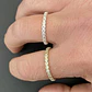 ANILLO CINTILLO | ENCHAPE ORO Y ENCHAPE PLATA - Miniatura 1