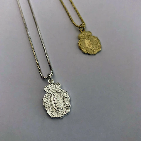 Colgante Virgen de Guadalupe | BAÑO ORO Y BAÑO PLATA