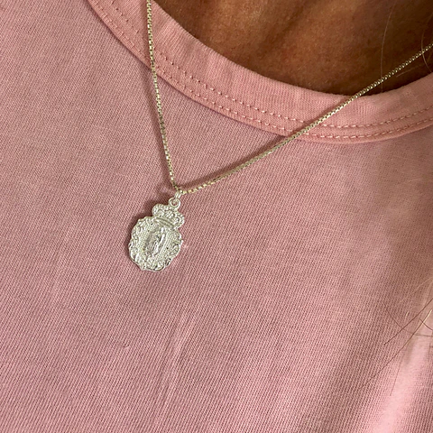 Colgante Virgen de Guadalupe | BAÑO ORO Y BAÑO PLATA