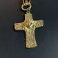 Colgante Cruz Corazón Rayos XL | BAÑO ORO - Miniatura 2