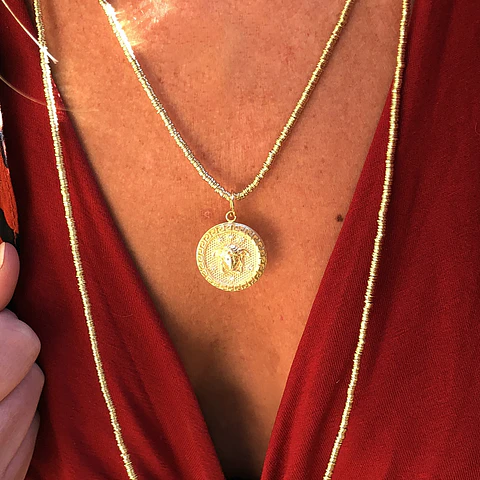 COLGANTE VENUS | ENCHAPE ORO