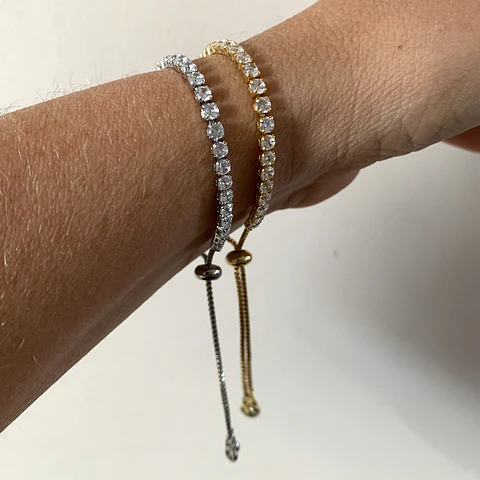 PULSERAS STRASS | BAÑO ORO Y BAÑO PLATA