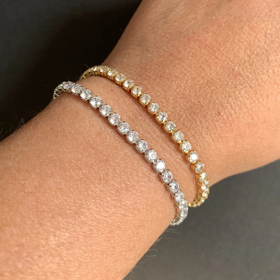 PULSERAS STRASS | BAÑO ORO Y BAÑO PLATA 3