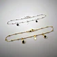 PULSERAS ESTRELLA CIRCÓN NEGRO | BAÑO ORO Y BAÑO PLATA - Miniatura 3