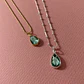 COLGANTE GOTA COLOR | BAÑO ORO Y BAÑO PLATA - Miniatura 2