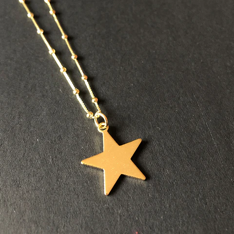 COLGANTE ESTRELLA | BAÑO ORO