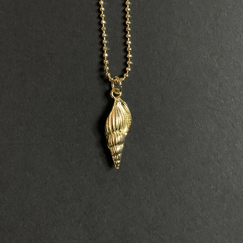 COLGANTE CARACOL | BAÑO ORO