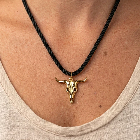 COLLARES CORDÓN BUEY | BAÑO ORO