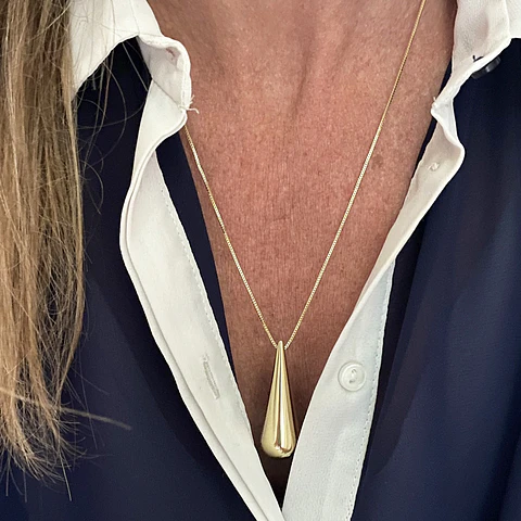 COLLAR PÉNDULO | BAÑO ORO