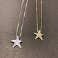 COLLARES ESTRELLA FUGAZ | BAÑO ORO Y BAÑO PLATA - Miniatura 1