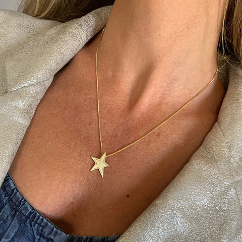 COLLARES ESTRELLA FUGAZ | BAÑO ORO Y BAÑO PLATA