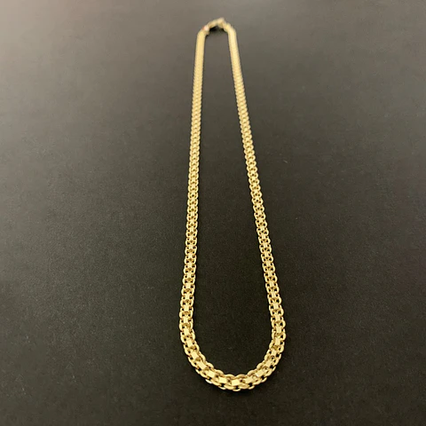 COLLAR TRENZADO | ENCHAPE ORO