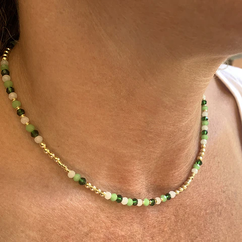 COLLAR NATURE | BAÑO ORO
