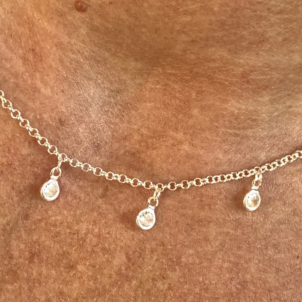 COLLAR CIRCONES | BAÑO PLATA 3