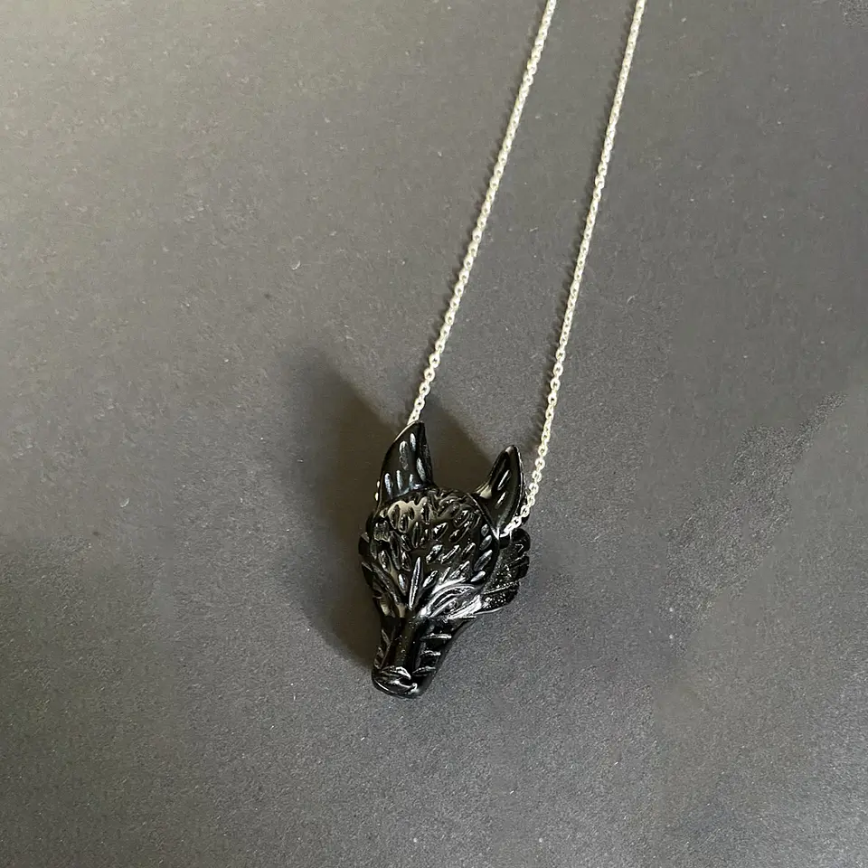 COLLAR LOBA | PLATA 3